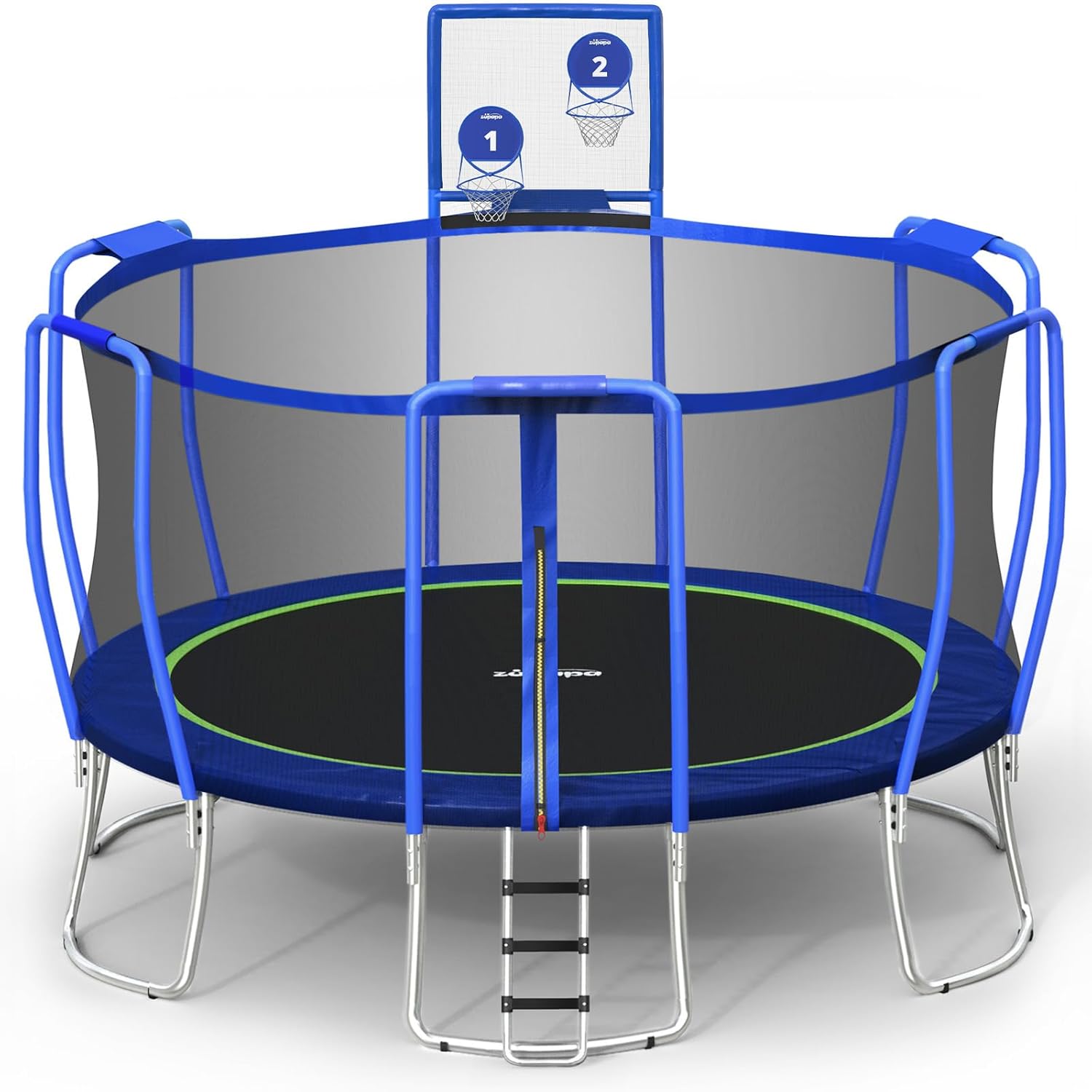 Zupapa No-Gap Design Trampoline 10FT 12FT 14FT 15FT 16FT Fun