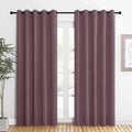 NICETOWN Room Darkening Draperies Dry Rose 2 Panels W60 x L84
