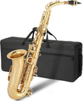 E Flat Alto Saxophone Brass with Case & Accessories - Versatile Play