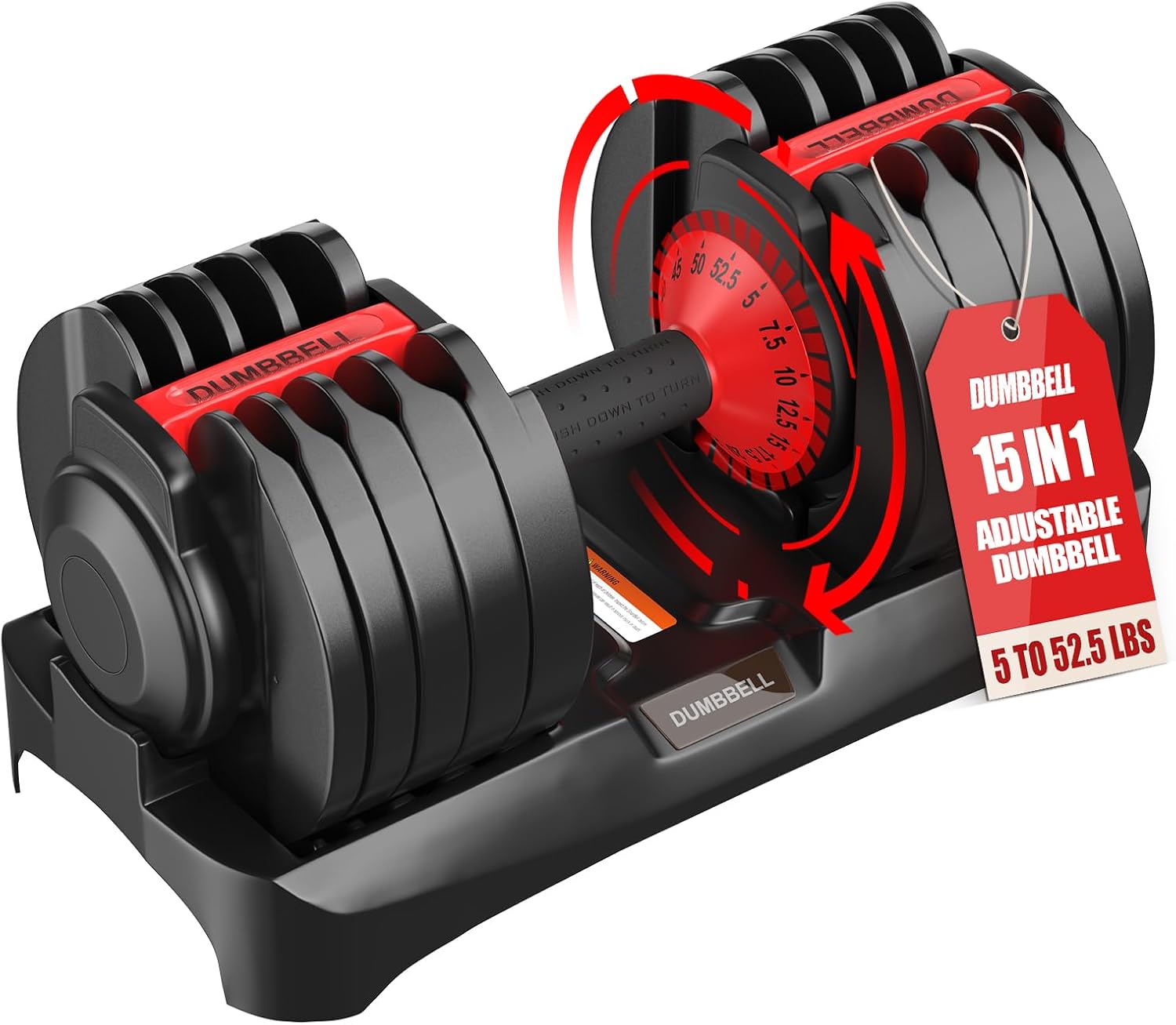 Adjustable Dumbbells Set for Full Body Workout Fitness at Home