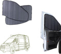 VanEssential Insulated Stealth Blackout Front Door Window Covers