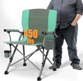 Oversized Camping Chair for Adults Heavy Duty with Pockets