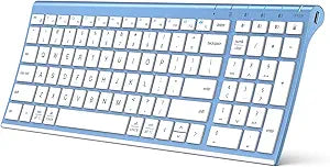 iClever BK10 Bluetooth Keyboard: Ergonomic Wireless Design