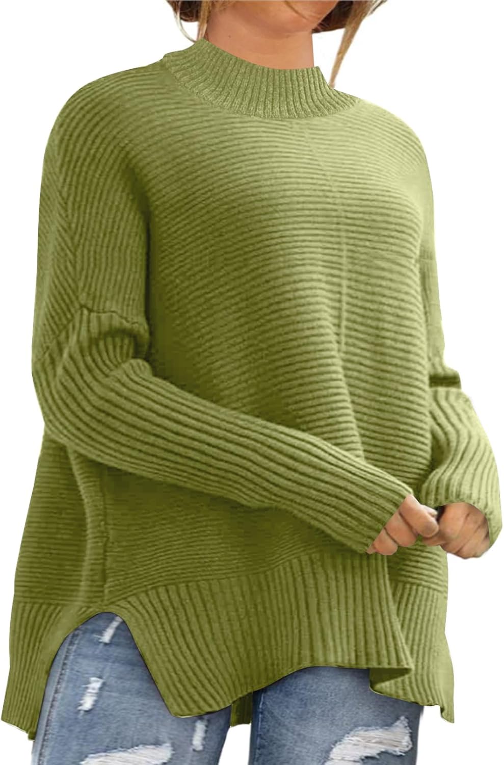 Eytino Womens Plus Size Sweaters for Casual Chic Style