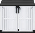 36 cu ft Tool Storage Shed - Weatherproof Outdoor Cabinet