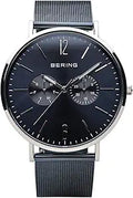 BERING Men Analog Quartz Classic Collection Watch - Minimal Stainless