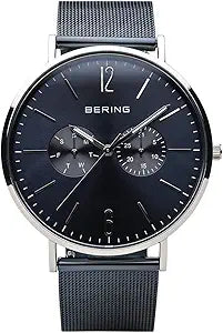 Men Analog Quartz Classic Collection Watch with Steel Strap 14240