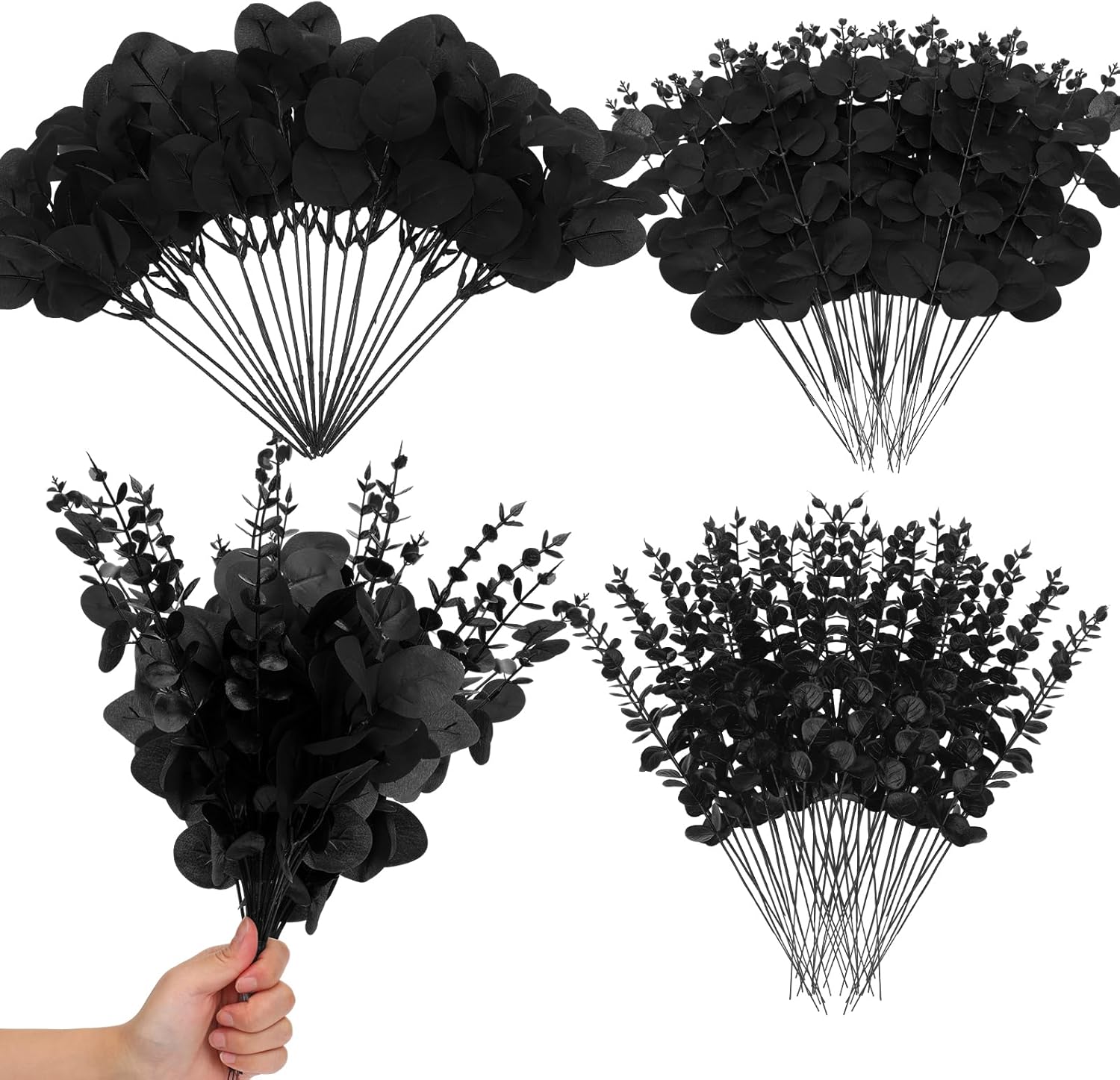 90 Pcs Mixed Eucalyptus Leaves for Stunning Floral Arrangements