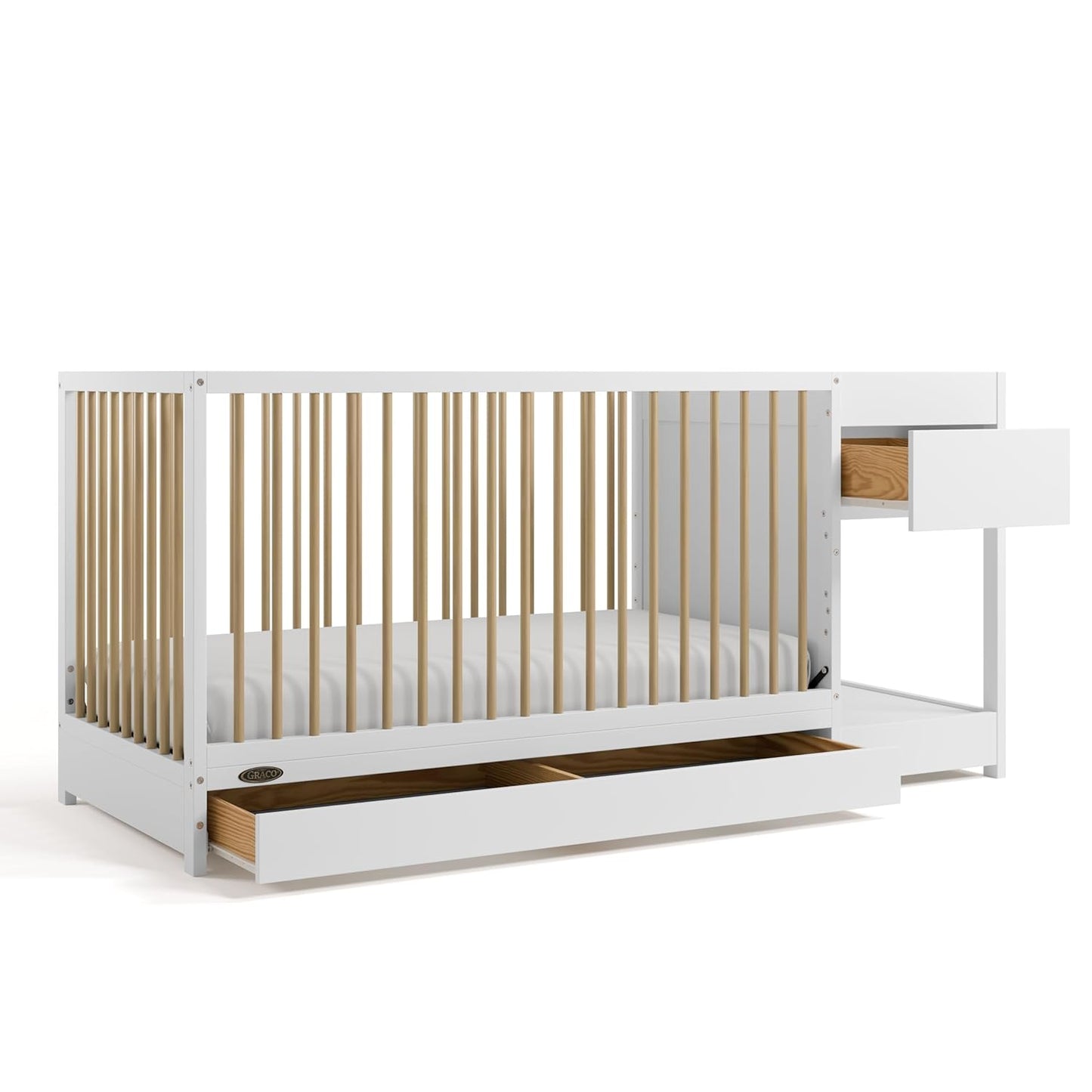 Graco Teddi 5-in-1 Convertible Crib & Changer for Your Baby