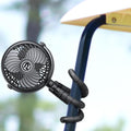 Stay Cool on the Green! 360 Rotatable Golf Cart Fan by GRANDFAST