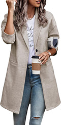 PRETTYGARDEN Women Plaid Shacket Jacket Trendy Fall Overcoat