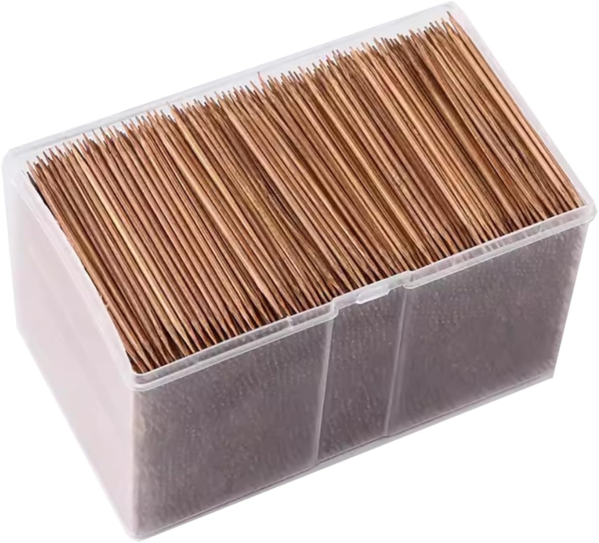 Double-Pointed Carbonized Bamboo Toothpick Set