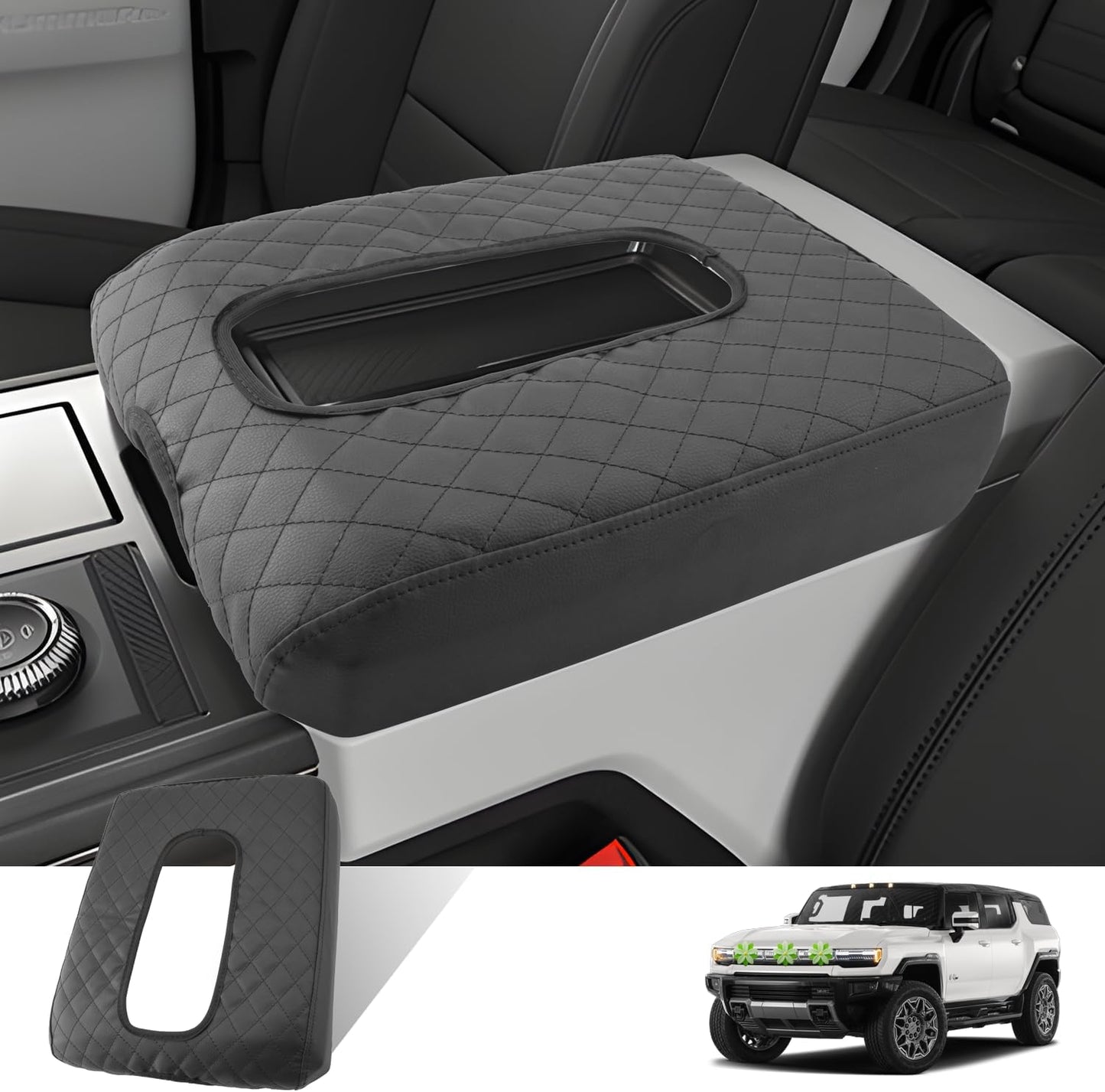 Ruiya Hummer EV Armrest Cover for 2022-2026 Hummer EV SUV