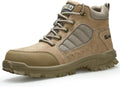 Steel Toe Boots for Men Breathable High Top Work Boots - Safety