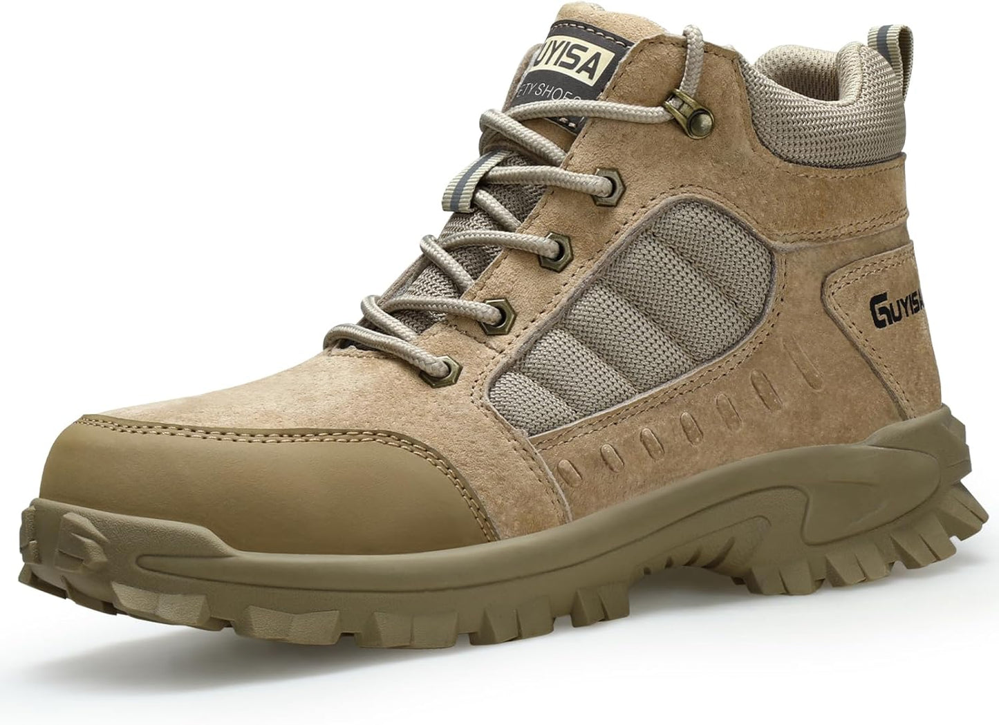 Indestructible Steel Toe Boots for Men - Lightweight Safety Shoes