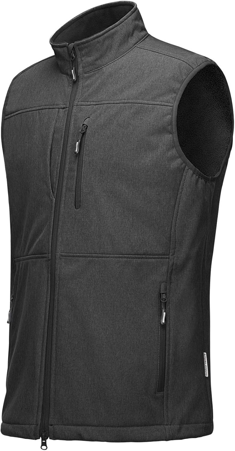 Outdoor Ventures Men's Running Vest - Lightweight Windproof Jacket