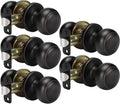 Bronze Passage Door Knobs Set - Oil Rubbed Bronze 5 Pack