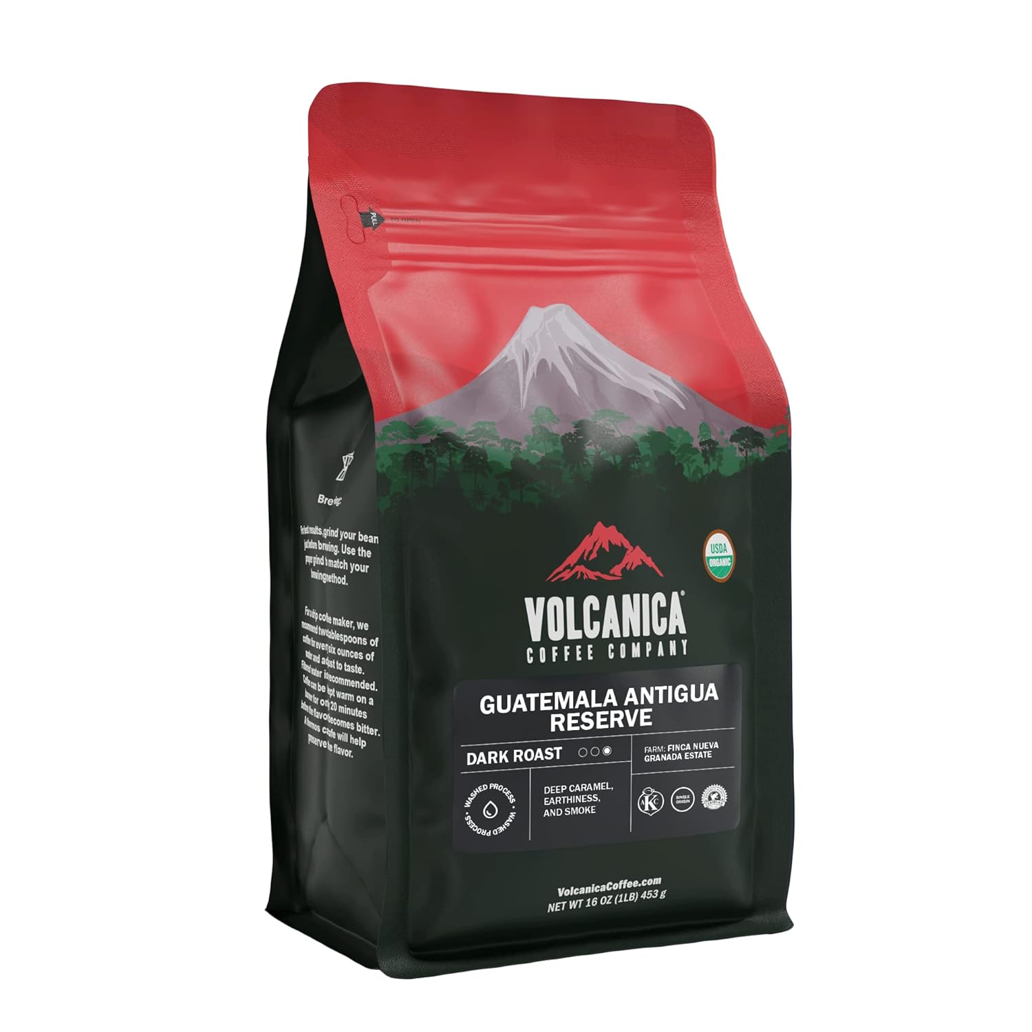 Volcanica Guatemala Antigua Dark Roast Whole Bean Coffee
