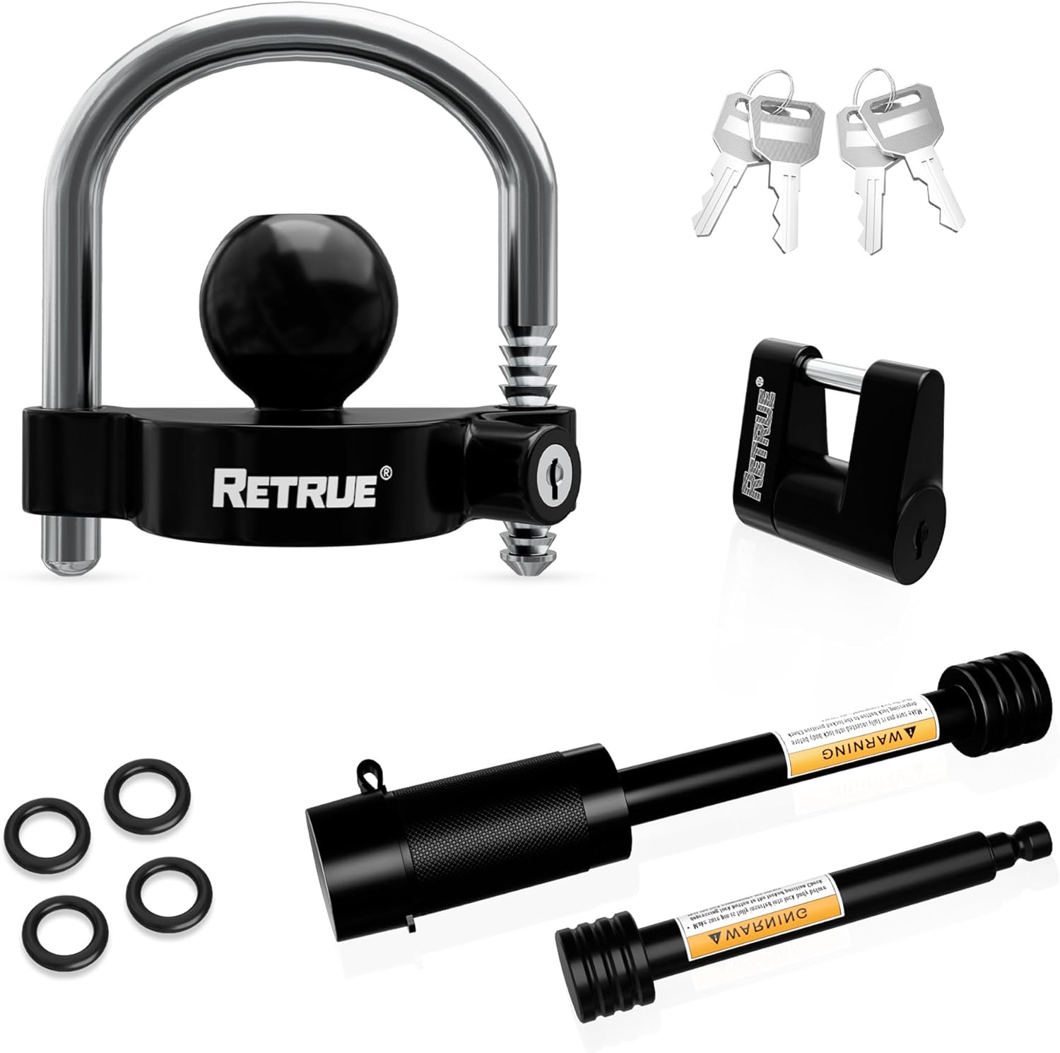 RETRUE Keyed Alike Trailer Lock Set for Secure Towing Needs