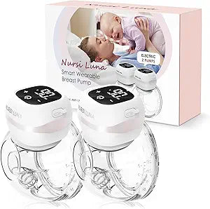 Hands Free Double Wearable Breast Pump with Smart Touchscreen