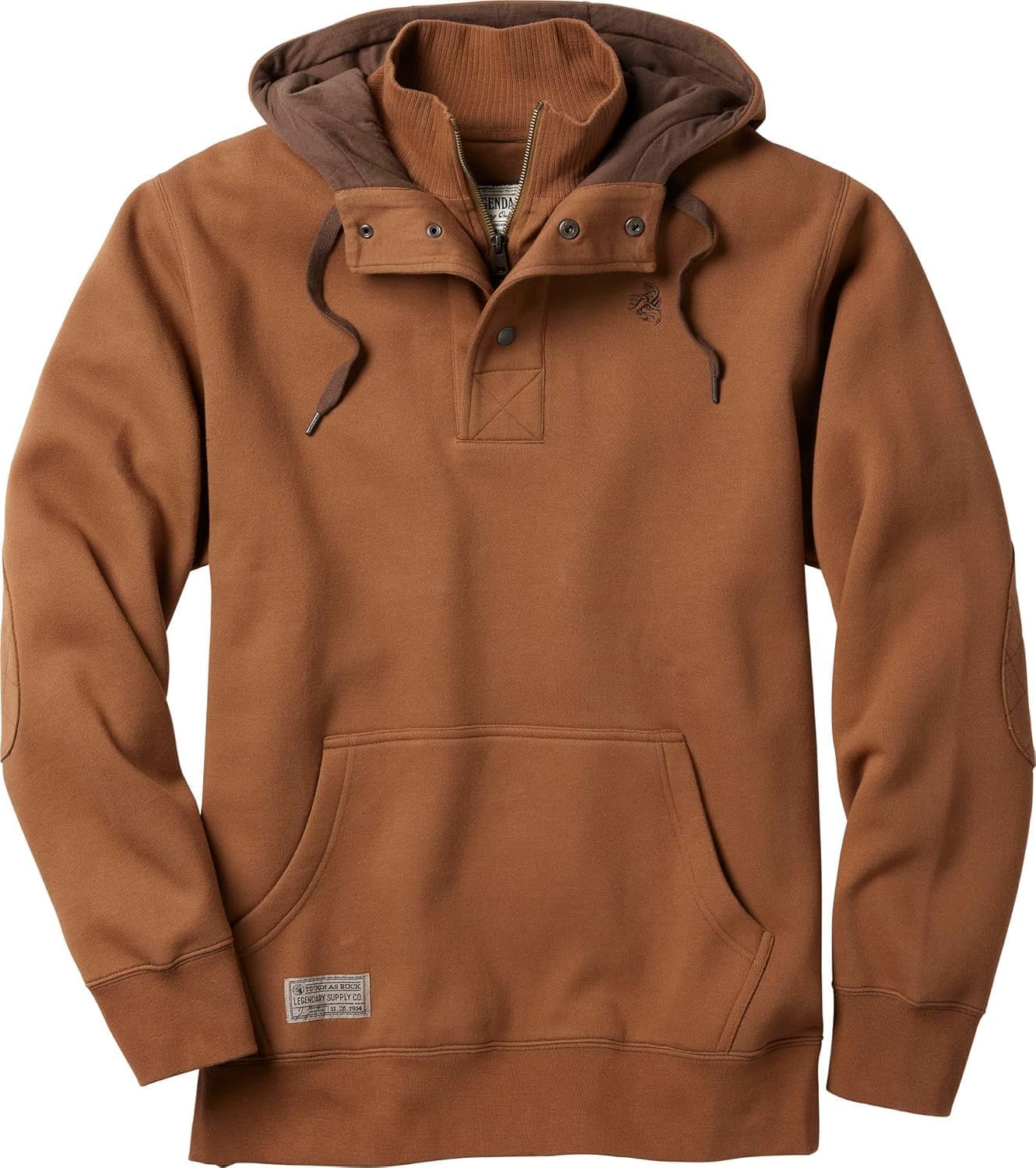 Tough as Buck 1/4 Zip Action Hoodie for Men - Legendary Whitetails