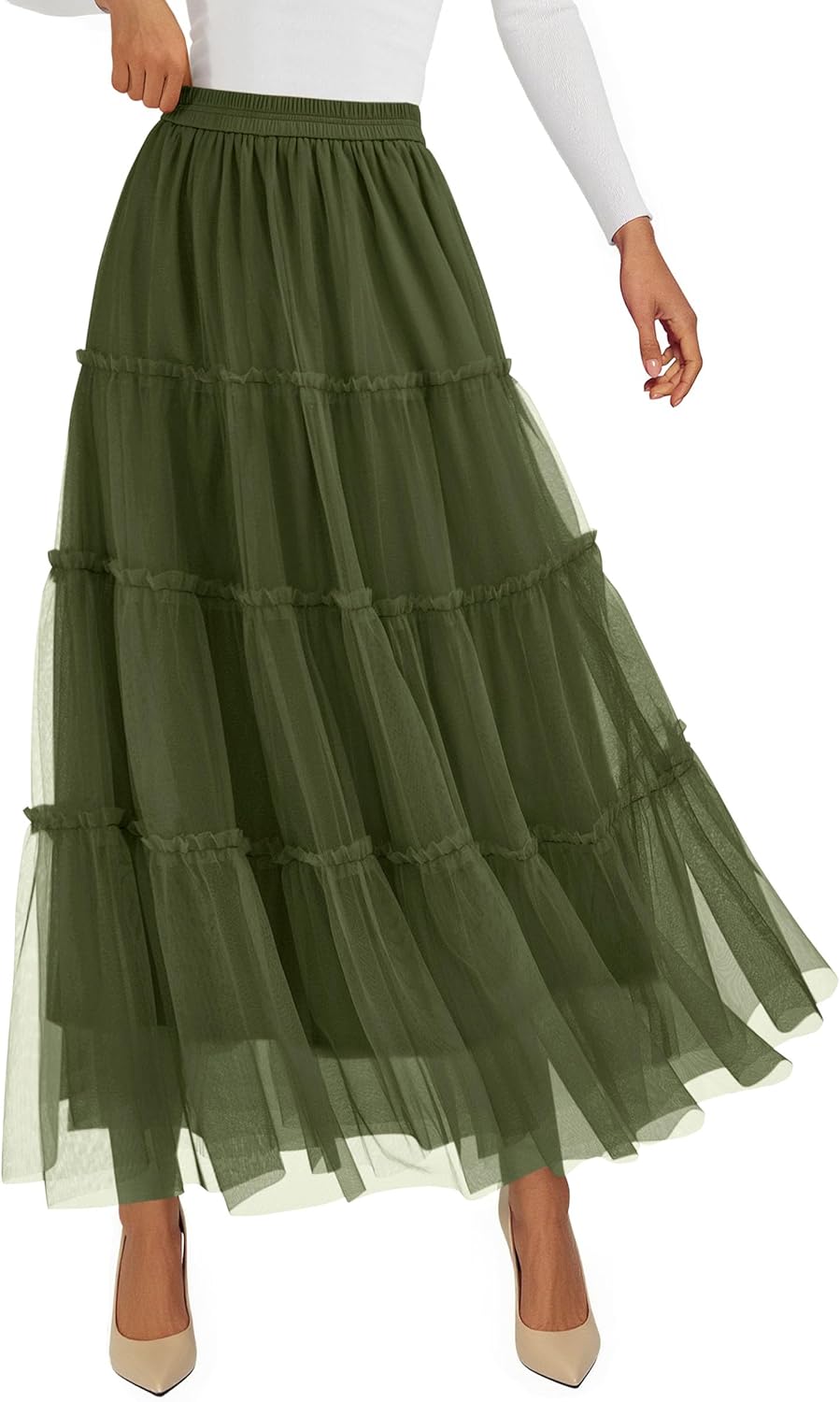 PRETTYGARDEN Tulle Skirts for Women - Chic Fall Fashion