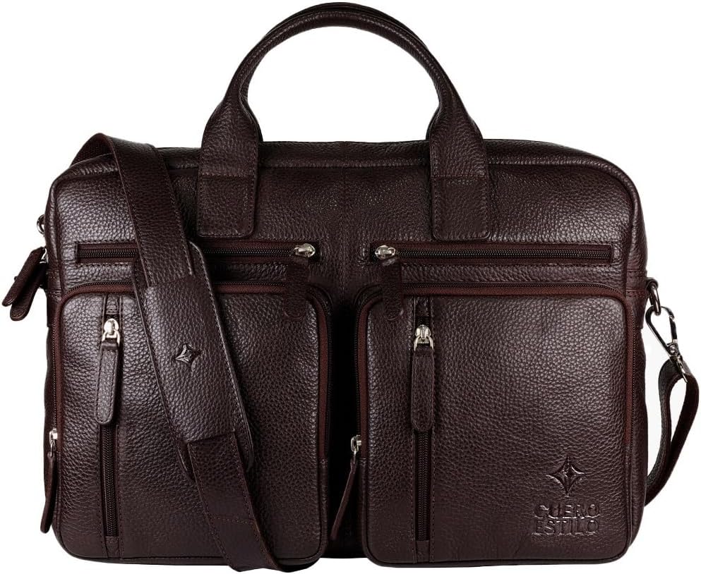 Leather Laptop Bag Handcrafted Floater Leather for Office Travel