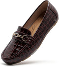 Women's PU Leather Business Loafers - Lightweight Slip On Flats