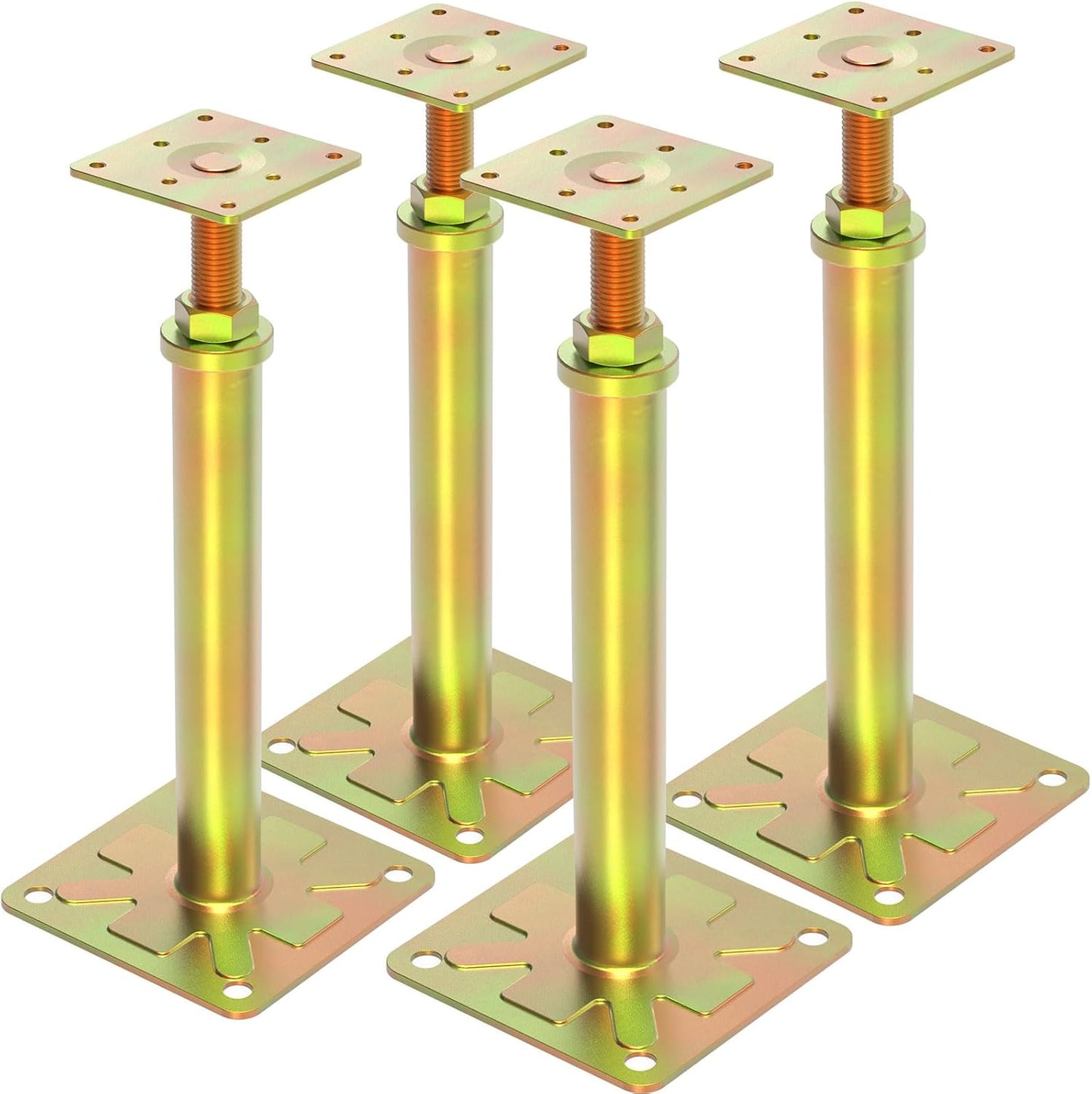 4 Pack House Jacks for Leveling Adjustable Floor Support Posts