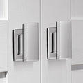 20 Pack Square Cabinet Knobs Brushed Nickel - Solid Zinc Alloy