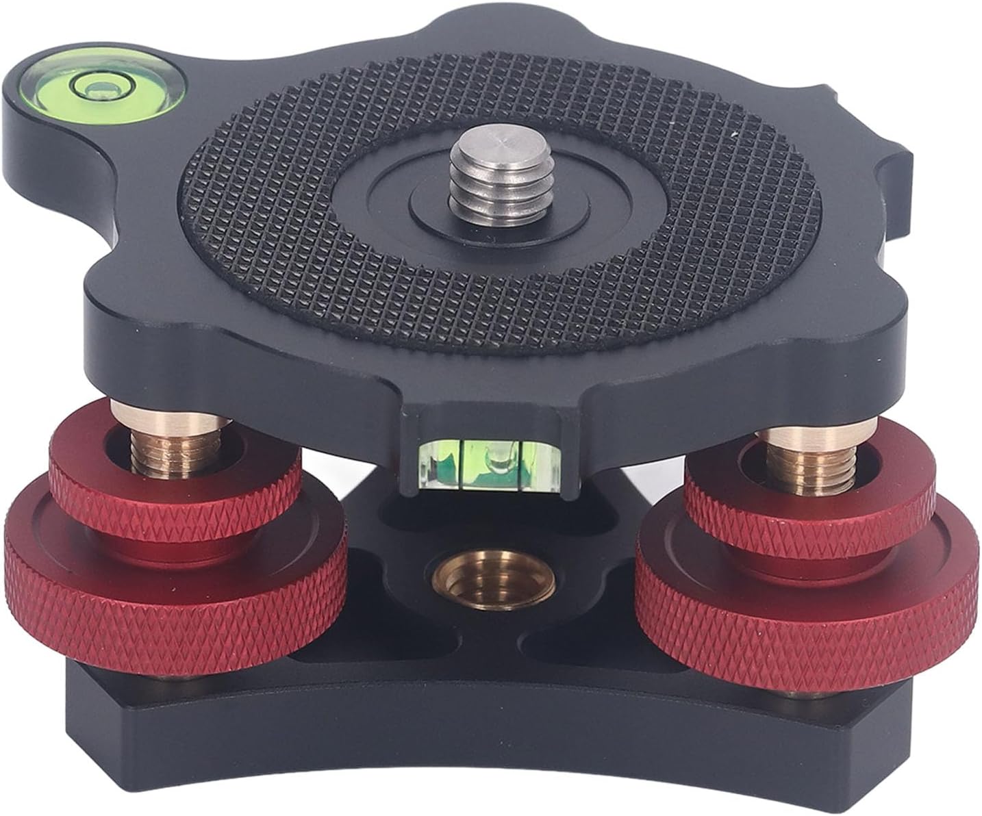 Tripod Head Leveling Base for Precise Angle Adjustment and Stability