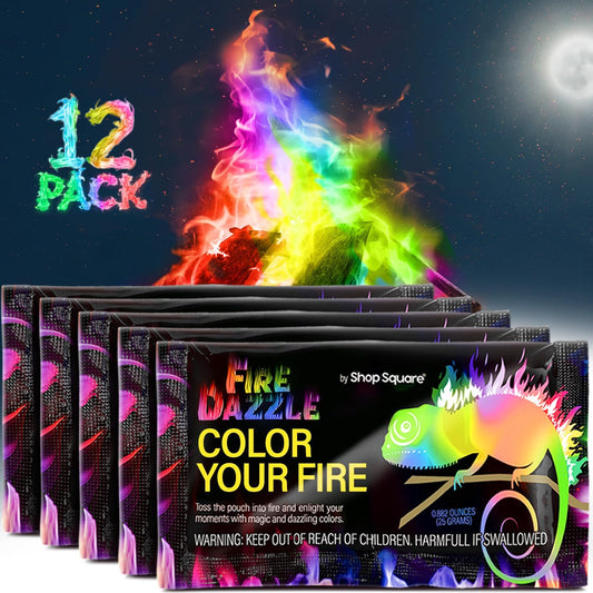 12-Pack Color Changing Fire Pit Packets - Campfire Game Changer