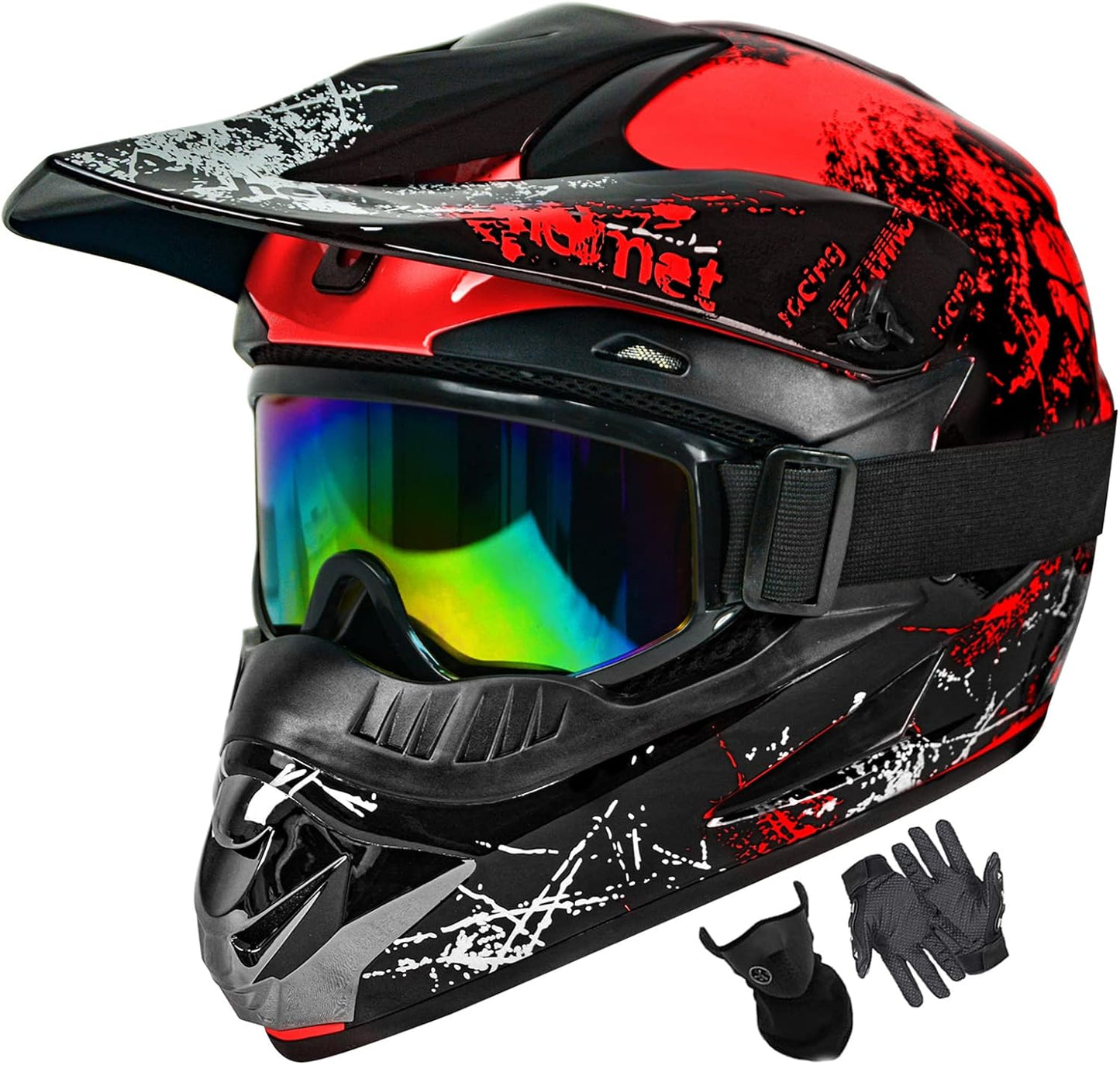 SanQing Dirt Bike Helmets for Youth Motocross and Off-Road