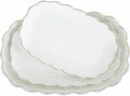 Kassel Ceramic Serving Platter Set - Elegant Oval Trays