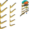 Multi Board Surf Rack Wall Mount - Adjustable 5-Board Storage