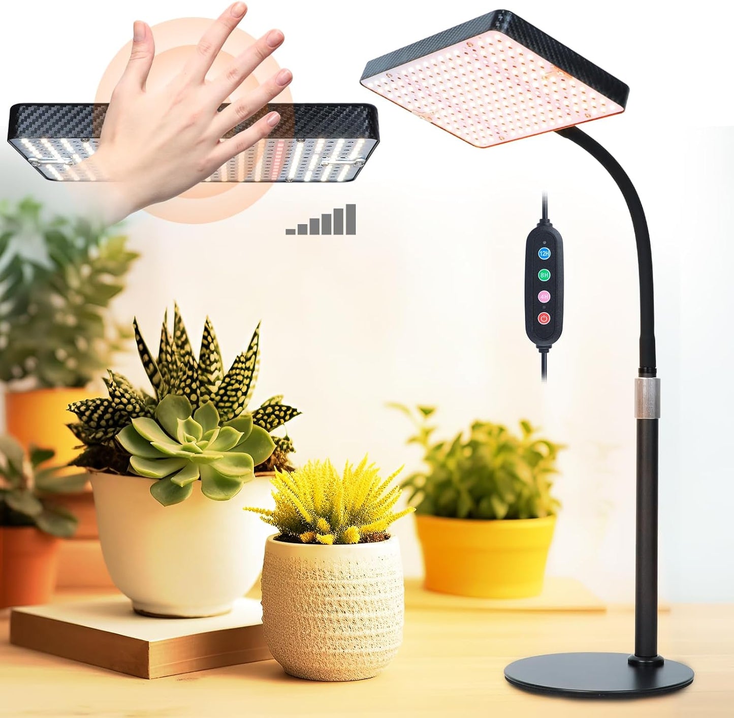 Smart Control Desk Grow Light with Timer for Indoor Plants 16ft-24ft