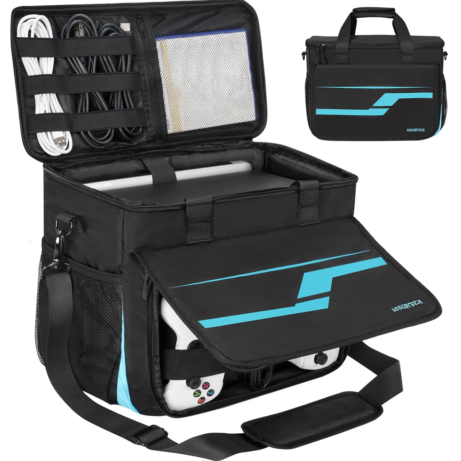 Deegotech Portable Game Storage Bag for Xbox Series X/S 15.6ft Laptop