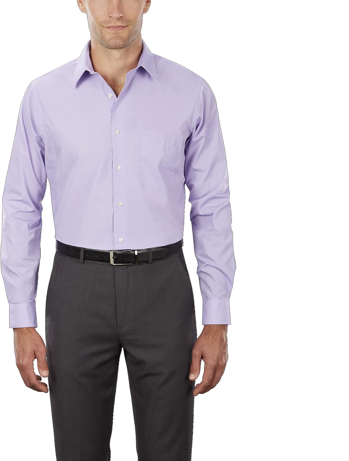 Van Heusen Men's Tall Fit Dress Shirts Poplin for Comfort