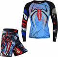 ROAR-INT Kids MMA Rash Guard & BJJ Shorts Set for Training
