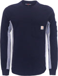 BOCOMAL FR Shirts Flame Resistant Henley 5.5oz Cotton - Safe Safety