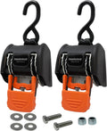 CargoBuckle G3 Bolt On Retractable Ratchet Straps - Heavy Duty Cargo