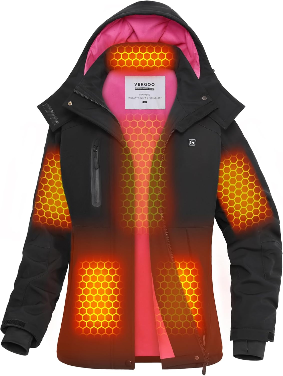 VERGOO Heated Waterproof Jacket for Women - Ultimate Warmth