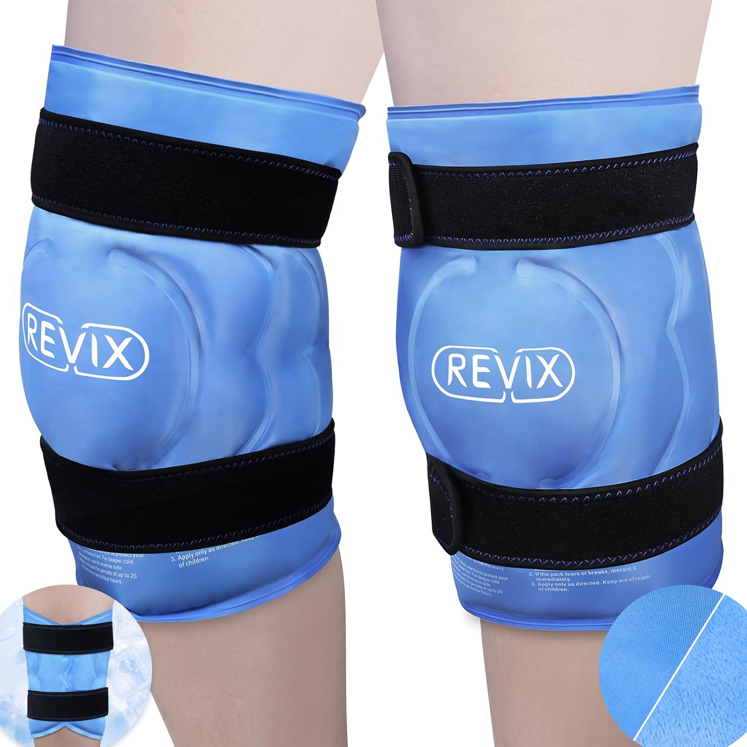 REVIX 20 Extra Large Ice Pack for Knee, Back, and Shoulder Relief