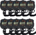 Multi-Function Electronic Digital Sport Stopwatch Timer 10 Pack