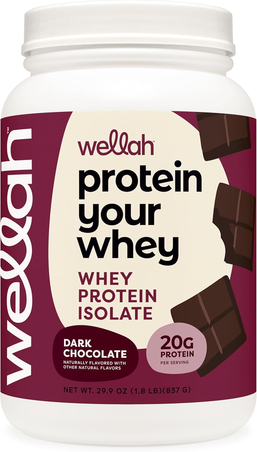 Wellah Protein Your Whey Dark Chocolate - Premium Whey Isolate