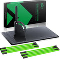 BKF Golf Alignment Sticks and Angle Holder Set - Swing Trainer Kit