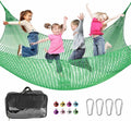 Climbing Net for Kids (Green) - 9.9 ft x 9.9 ft Double Layer Safety