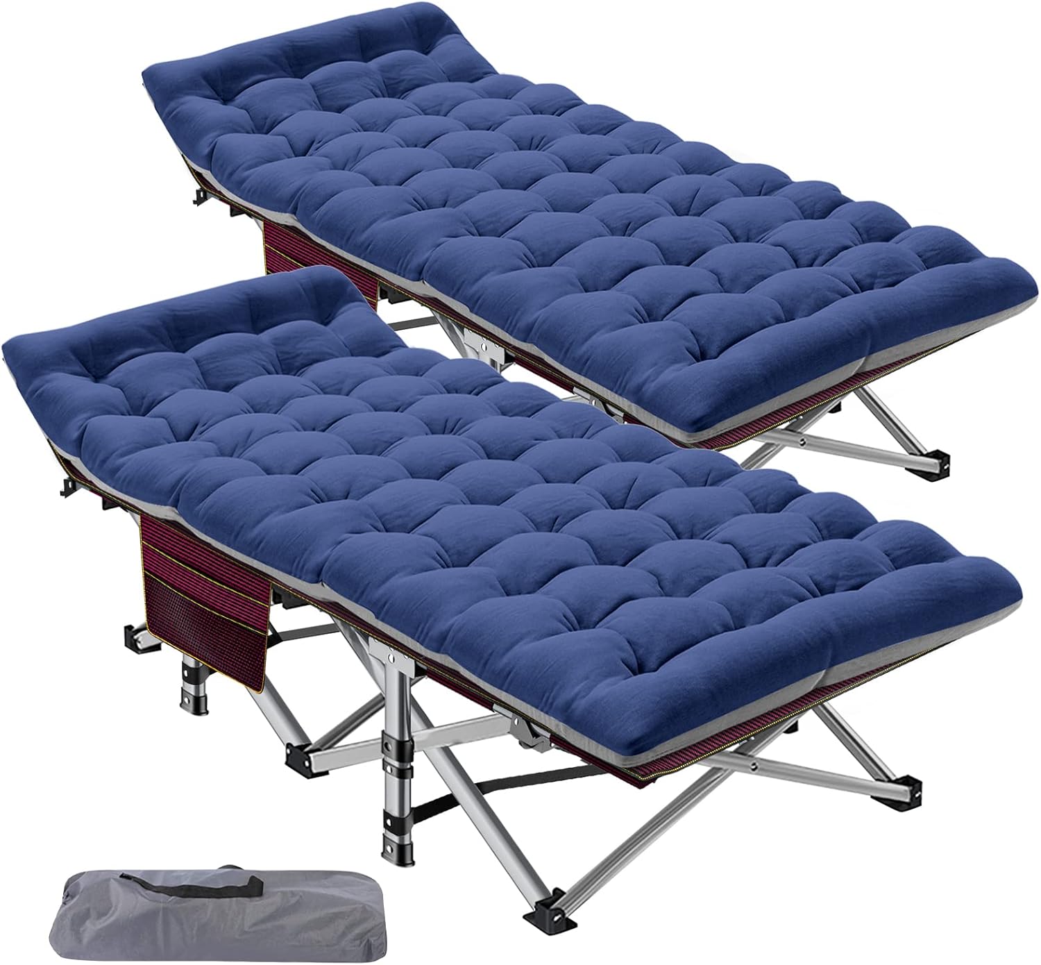 ABORON Camping Cot for Adult 28in Extra Wide, Heavy-Duty Design