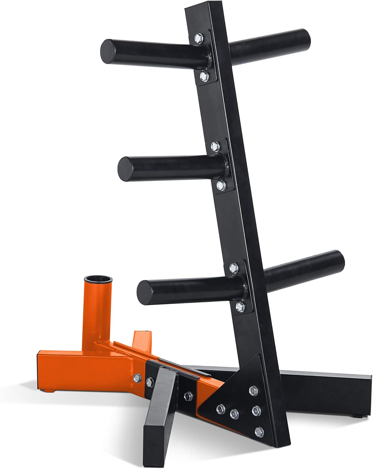 CAP Barbell Olympic Plate Tree Storage Rack for Home Gym