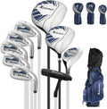 10-Piece Complete Mens Womens Golf Clubs Set Right Hand - Starter Set